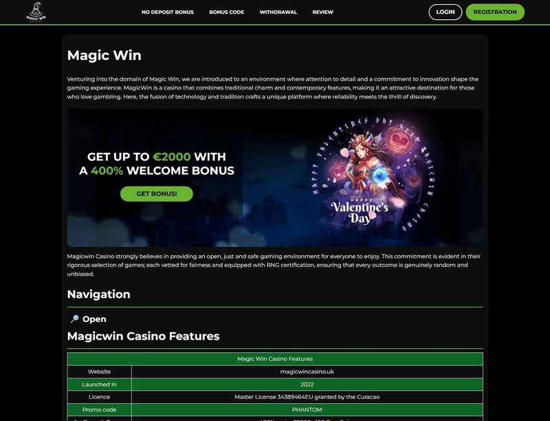Discover a Magical Gaming Experience with Magic Win Casino UK Online, magic win casino online